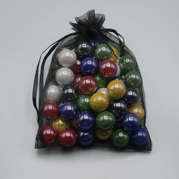 Iridized Replacement Chinese Checkers Marbles