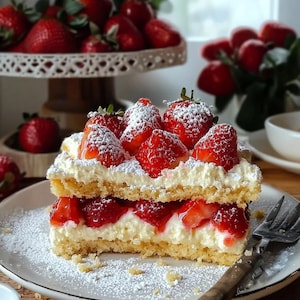 BEST RECIPE for Strawberry Crumble Cake Recipe | English and German| Instant Download PDF | Instant Download pdf| delicious homemade dessert
