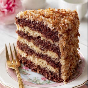 BEST RECIPE For Homemade German Chocolate Cake Download. | Instant Download PDF | Delicious Homemade Dessert | Digital Recipe