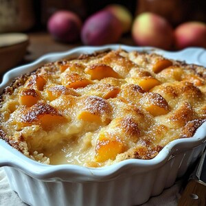 BESTE RECEPT Voor recept voor Peach Cobbler-recept downloaden. | Pdf direct downloaden | Heerlijk zelfgemaakt dessert | Digitaal recept