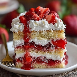 BEST RECIPE for Strawberry Cake Recipe | English and German | Instant Download | Instant Download PDF | Delicious Homemade Dessert