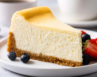 Cheesecake Recipe | English & German, Homemade Dessert (PDF Download)