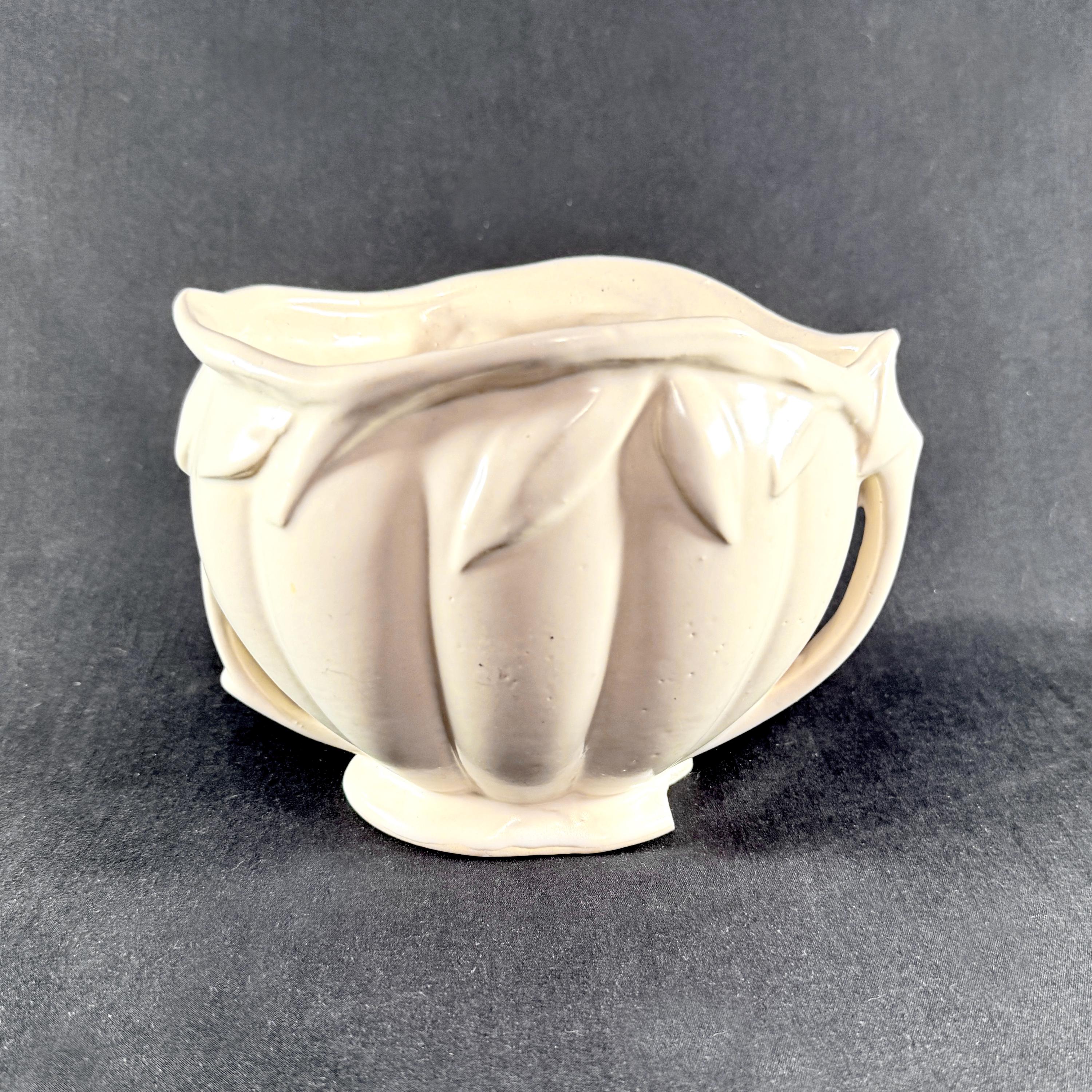 Vintage Mccoy White Vases - Etsy