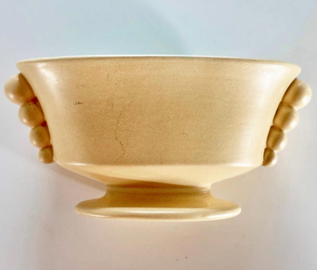 Vintage Red Wing / Rum Rill #696 Art Deco Pottery Vase With Ball ...