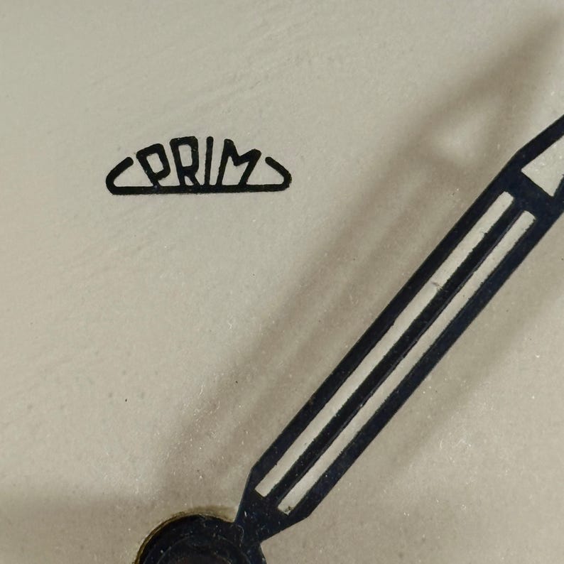 RARE Vintage 1950s Art Deco Wooden Clock by Prim, Made in ...