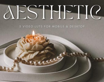 Aesthetic LUTs – 5 Soft & Clean Video Filters for Reels | Minimal Color Grades | Véra LUTs for Premiere, CapCut, Final Cut Pro