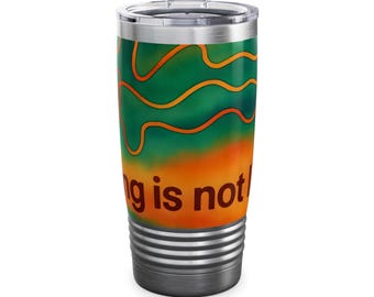 Healing is Not Linear Ringneck Tumbler, Mental Health Awareness, 20oz Cup Gift, De-Stigmatize Struggle, Take Time to Heal