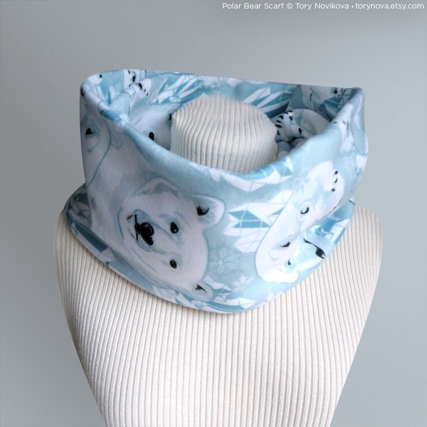 Arctic Polar Bear Scarf