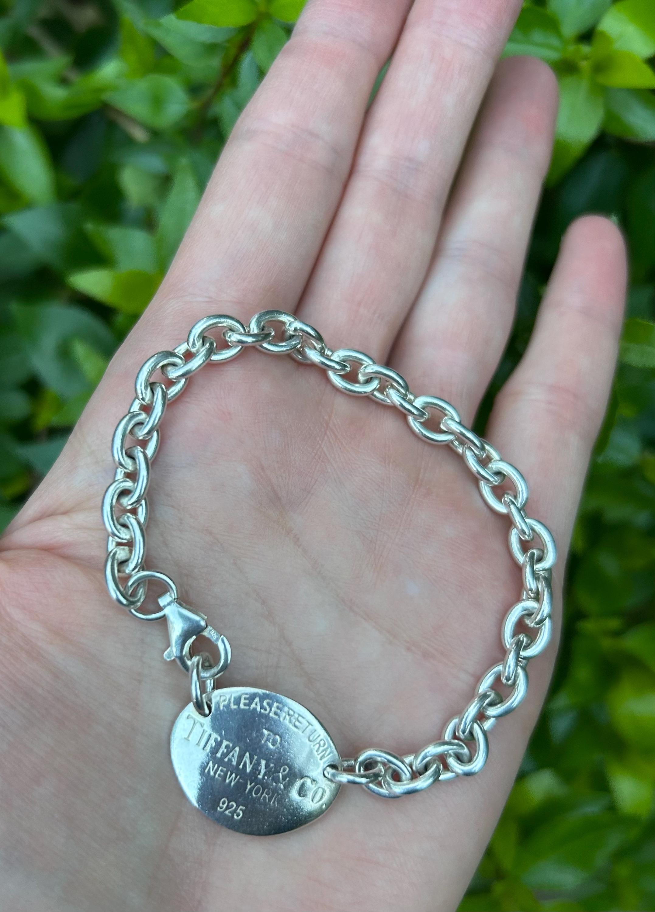 Tiffany & Co. Sterling Silver 'return to Tiffany' Oval Tag