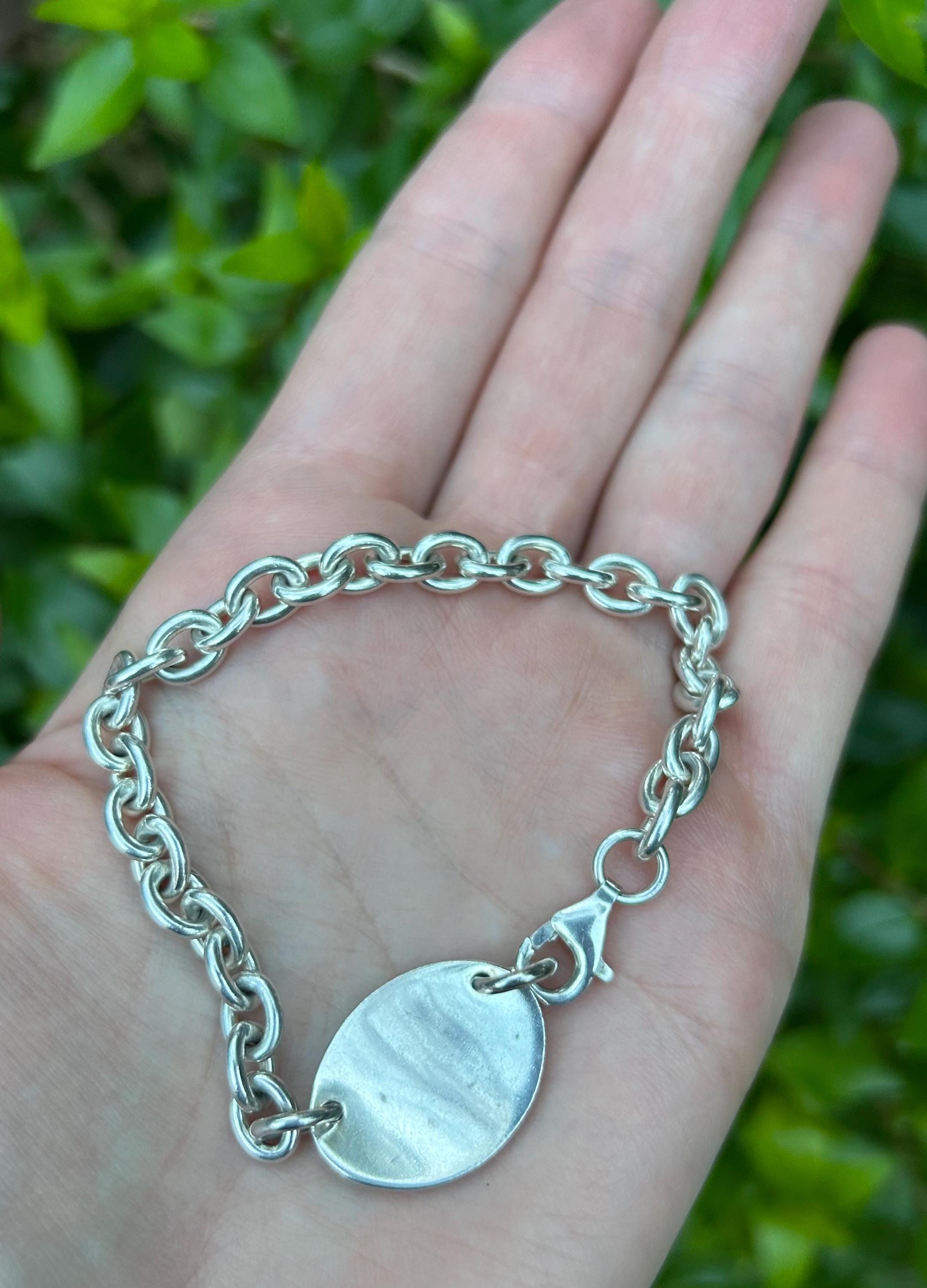 Tiffany & Co. Sterling Silver 'return to Tiffany' Oval Tag