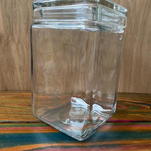 Terrarium rectangulaire en verre épais à planter directement, cloche épaisse réutilisée percée à la main, jardinière gastronomique croustillante