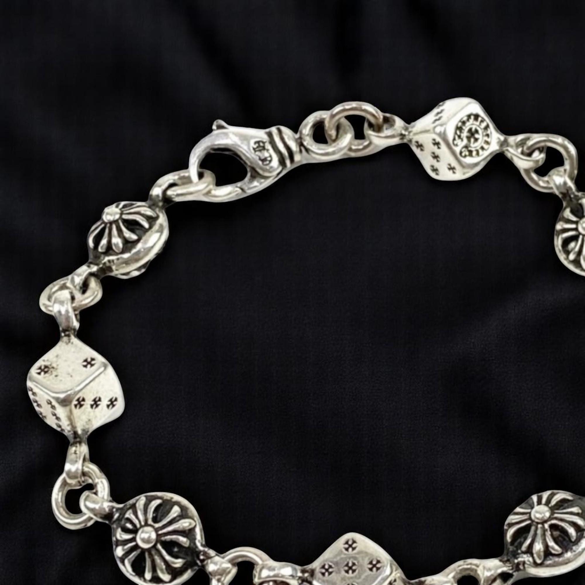パリコレクション Silver Dice Etsy - Bracelet Hearts Chrome アクセサリー