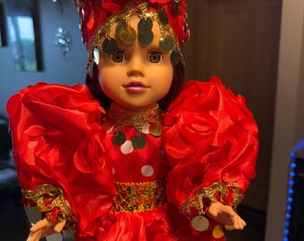 Muñeca espiritual / Spiritual doll / Gipsy / Muñeca Gitana/Shango /Santa Bárbara/Yoruba Religión