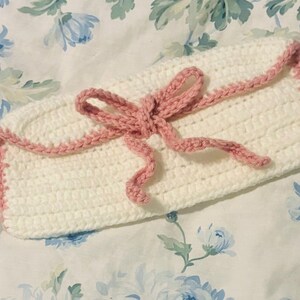 かわいいかぎ針編みポーチ（メイクアップ/ペンケース）