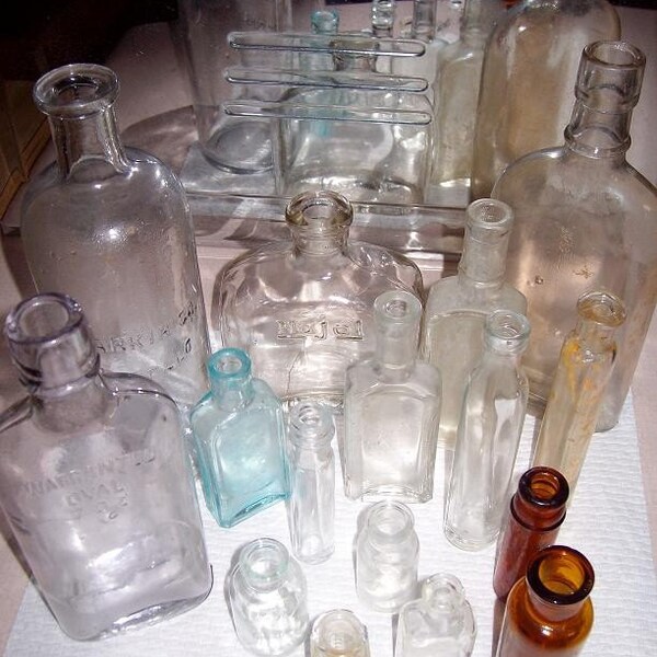 Antique/Vintage Lot of 16 Bottles