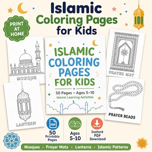 Islamic Coloring Pages PDF for Kids