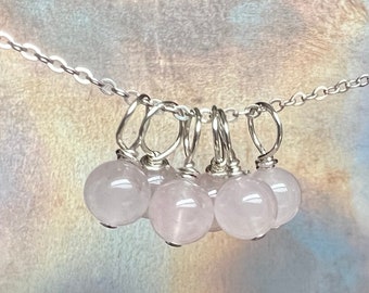 UNCONDITIONAL LOVE. rose quartz pendant. pink natural stone. stone charm. solitary stone. Sundance style. stone charm or key fob.