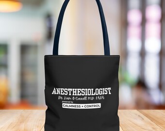 Sac fourre-tout personnalisé pour anesthésiste