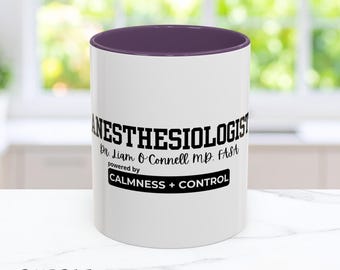 Personalized Anesthesiologist Mug Appreciation Gift For Anesthesiologist Graduation Gift Anesthesia Gift For Future Anesthesia Doctor Week