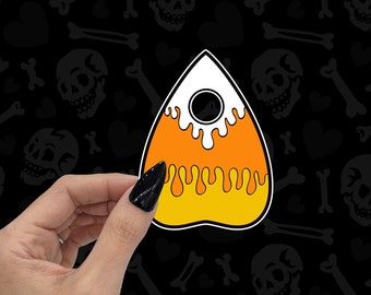 Candy Corn Planchette Halloween Sticker
