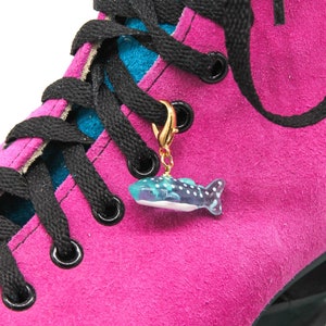 Whale Shark Skate Charm - Shoe Charms Zipper Pulls Bag Charm