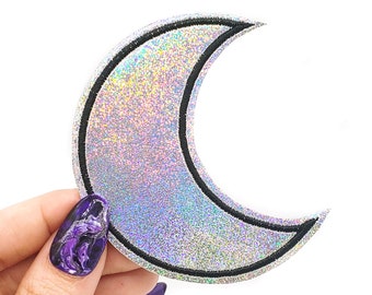 Download Crescent Moon Patch Etsy
