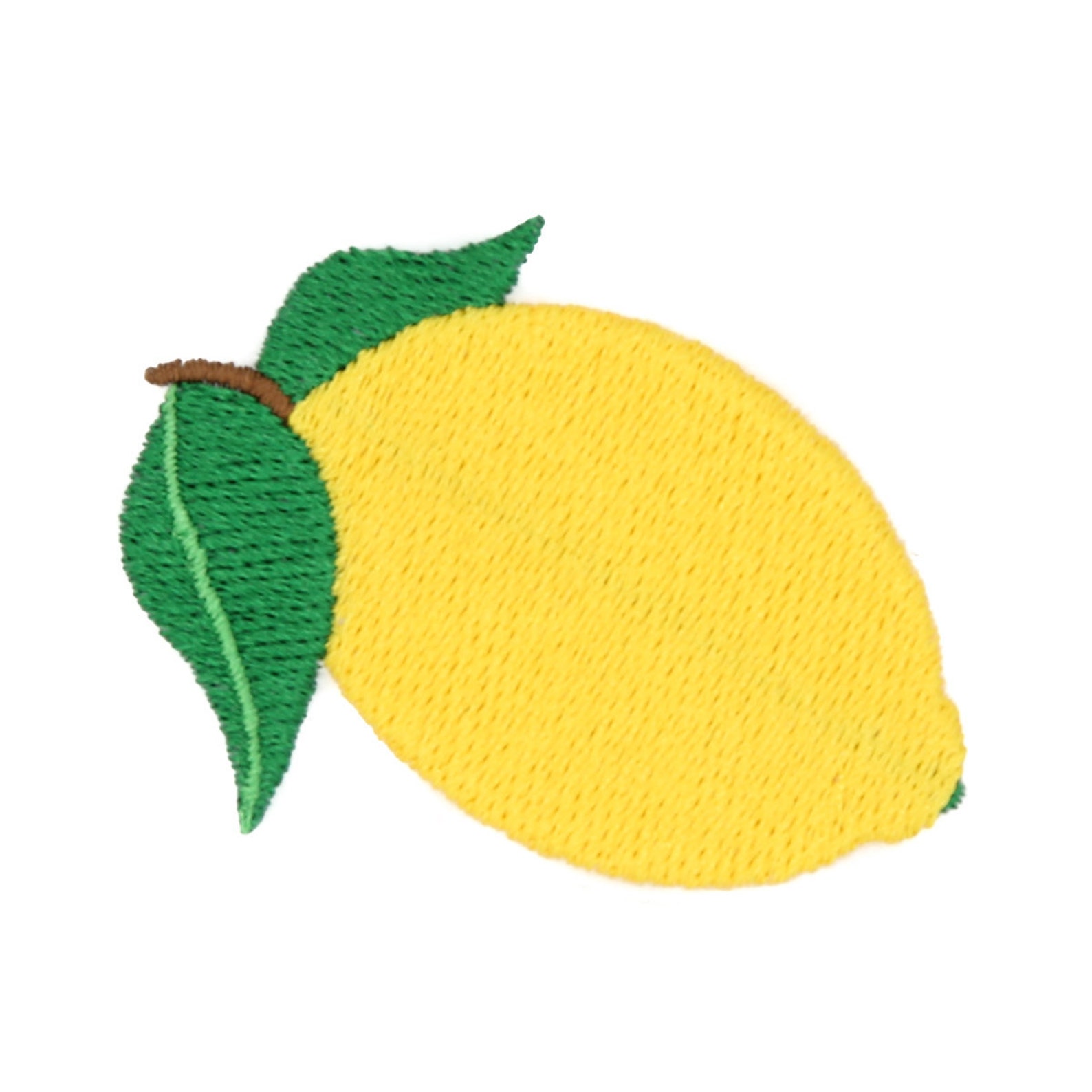 Small Yellow Lemon Iron-on Embroidered Patch - Etsy