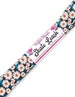 Daisies Floral Print Roller Skate Leash with D Rings - Adjustable -  Yoga Mat Strap - Skateboard Sling 