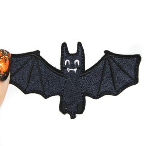 Cute Halloween Bat Embroidered Iron on Patch