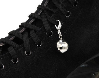 Disco Ball Skate Charm - Shoe Charm, Zipper Pull, Bag Charm