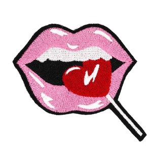 Herz Sucker Aufnäher / Patch