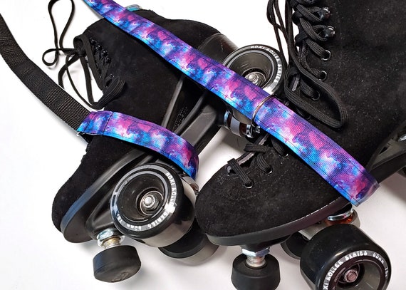 Adult Galaxy Black Figure Roller Quad Skates