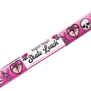Bad Babe Roller Skate Leash with D Rings - Adjustable - Yoga Mat Strap - Skateboard Sling - Artist Sonch Curiosities