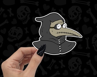 Plague Doctor Vinyl Sticker