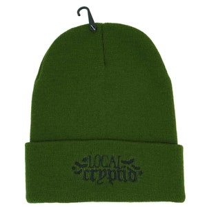 Local Cryptid Embroidered Beanie Hat Choose your color image 4