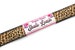 Leopard Print Roller Skate Leash with D Rings - Adjustable - Yoga Mat Strap - Skateboard Sling 