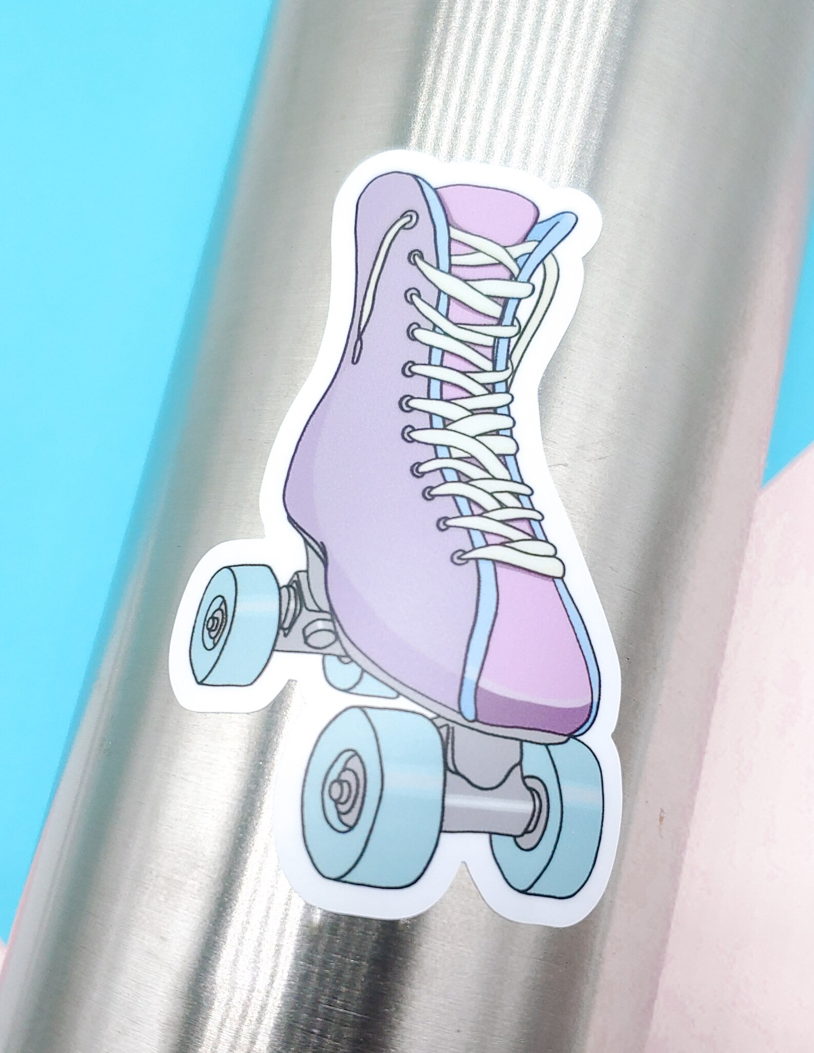 Pastel Roller Skate Sticker Vinyl Machine Die Cut & Etsy