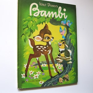 Walt Disney&#39;s Bambi, oversized, vintage Golden Book