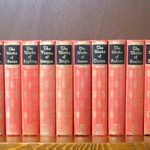 Set of 16 Classic Literature Works by Black's Reader's Service Co., Hardback Books image 1