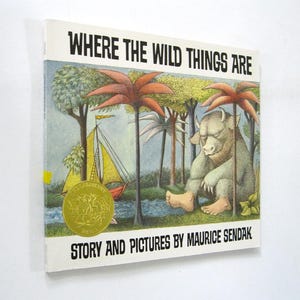Where the Wild Things Are, story and pictures by Maurice Sendak, softcover book
