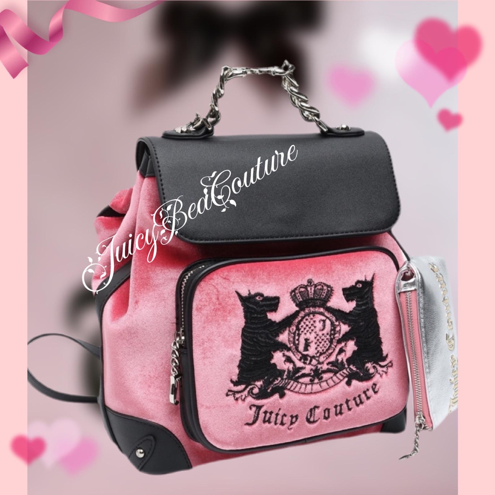 Rare Pink Juicy Couture Hollyhock Backpack Shoulder Bag - Etsy
