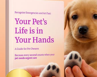Pet Safety Simplified eBook Emergency Guide for Pet Owners Dog Cat First Aid Be Prepared Pet Emergency Guide Printable for Peace of Mind