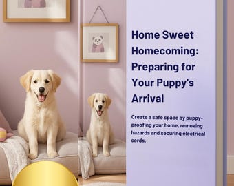 Puppy Training Guide Printable PDF | New Puppy Checklist, Potty Schedule, Obedience Tips | For Dog Owners | Instant Download Digital File