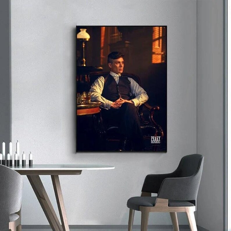 Thomas Shelby Portrait - Peaky Blinders TV Series Canvas Print - an ...
