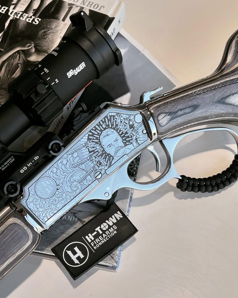 Rossi R92 Emiliano Zapata Rifle Engraving Design (digital Download) - Etsy
