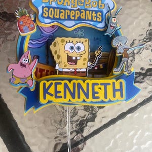 Toppers de bolo personalizados