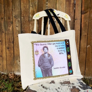 Collage Art Audre Lorde Tote Bag