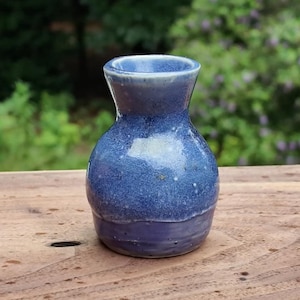 Miniature Blue Bud Vase