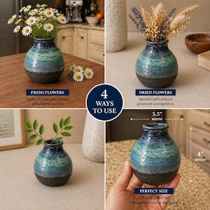 Handmade Ceramic Bud Vase