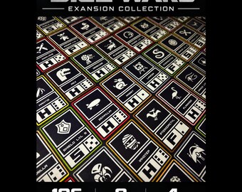 Dice Wars Expansion Collection / Choose Your Expansion – 2–8 Player Strategy Dice Card Game – 8 Prebuilt Decks – TCG – 192 Cards + 16 Dice